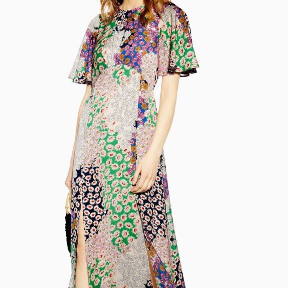 Topshop Multicolor Floral Maxi Dress